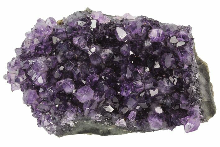 Dark Purple, Amethyst Crystal Cluster - Uruguay #122103